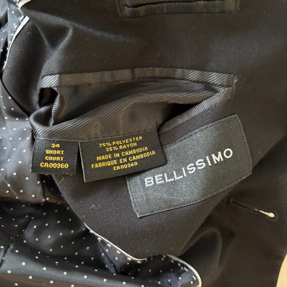 Bellissimo Tip Top Tailors Black Suit - Picture 8 of 16